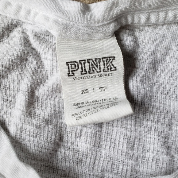 Pink Victorias Secret Taco muscle tee - Picture 2 of 2